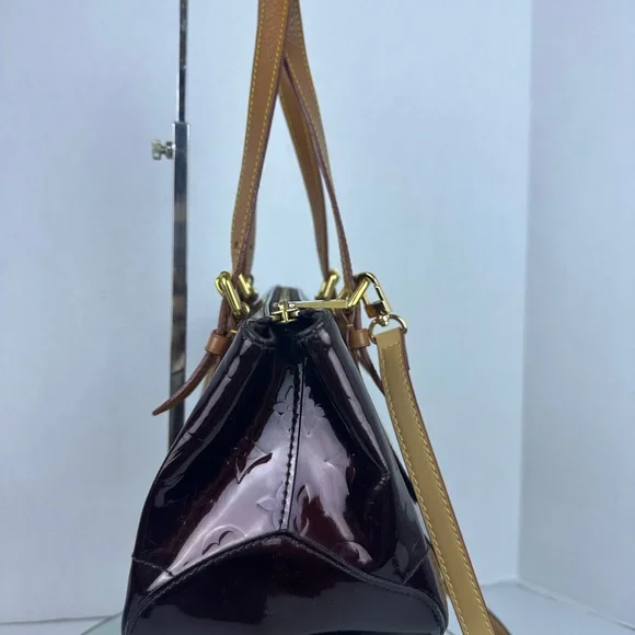 Louis Vuitton LV Hand Bag Vernis Purple Rosewood Auenue - Picture 9 of 13